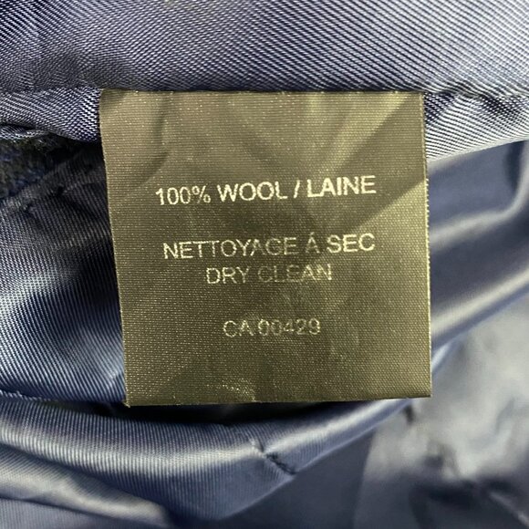 Peter Millar Windowpane Blazer Sport Coat Men's 42R Fit 42S Blue Soft Wool Plaid - Picture 8 of 16